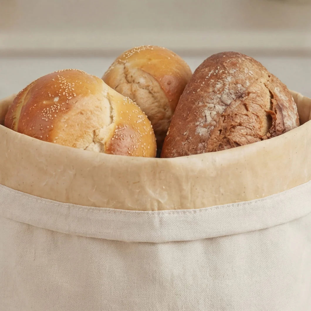 The NumaLoaf 100% Cotton-Beeswax Bread Bags