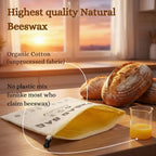 The NumaLoaf 100% Cotton-Beeswax Bread Bags