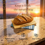 The NumaLoaf 100% Cotton-Beeswax Bread Bags
