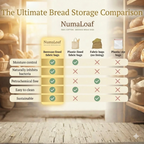 The NumaLoaf 100% Cotton-Beeswax Bread Bags