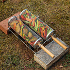 FlameRoll Package baskets on the grill